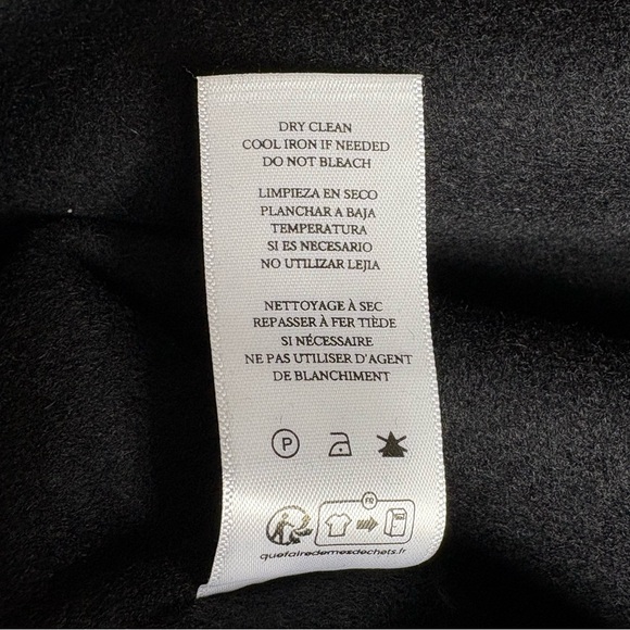 NWT Rails Melanie Jacket Size M Soft Wool Blend Contrast Trim Black White - Picture 11 of 13